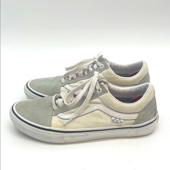 VANS Old Skool low top suede canvas skateboard skater sneakers sz 10 - Picture 1 of 5